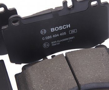 5 399 р. Колодки тормозные передние (4шт.) BOSCH Mercedes-Benz E-Class W212 рестайлинг седан (2013-2017)  с доставкой в г. Керчь. Увеличить фотографию 2