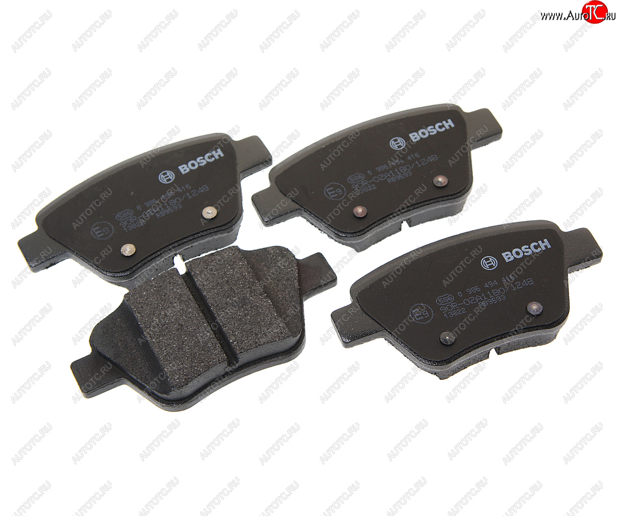 2 689 р. Колодки тормозные задние (4шт.) BOSCH Skoda Superb B6 (3T) лифтбэк дорестайлинг (2008-2013)  с доставкой в г. Керчь