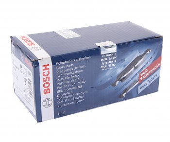 2 569 р. Колодки тормозные передние (4шт.) BOSCH Nissan Qashqai 1 J10 рестайлинг (2010-2013)  с доставкой в г. Керчь. Увеличить фотографию 3