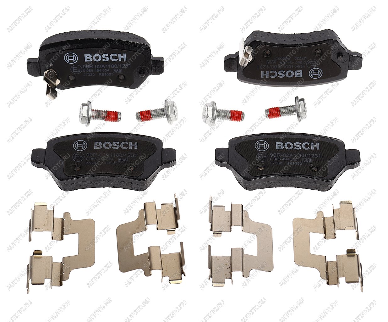 3 999 р. Колодки тормозные задние (4шт.) BOSCH Opel Astra H универсал рестайлинг (2007-2015)  с доставкой в г. Керчь
