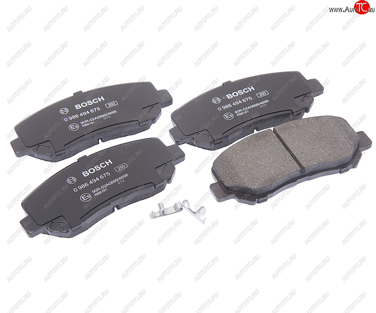 3 999 р. Колодки тормозные передние (4шт.) BOSCH Mazda CX-5 KE дорестайлинг (2011-2014)  с доставкой в г. Керчь