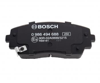 3 279 р. Колодки тормозные передние (4шт.) BOSCH KIA Picanto 2 TA хэтчбэк 3 дв. дорестайлинг (2011-2015)  с доставкой в г. Керчь. Увеличить фотографию 4