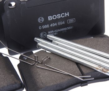 4 099 р. Колодки тормозные передние (4шт.) BOSCH Audi A7 4G лифтбэк рестайлинг (2014-2018)  с доставкой в г. Керчь. Увеличить фотографию 2