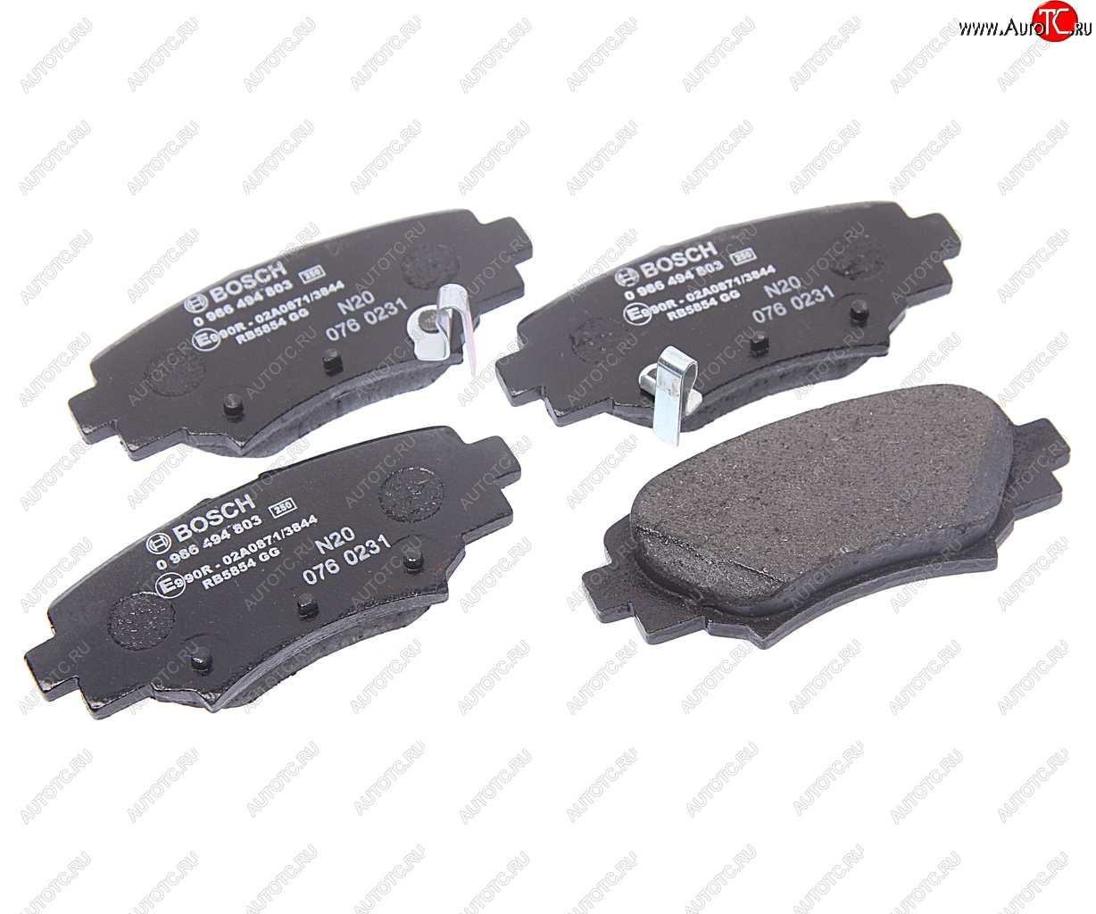 2 389 р. Колодки тормозные задние (4шт.) BOSCH Mazda 3/Axela BM дорестайлинг седан (2013-2016)  с доставкой в г. Керчь
