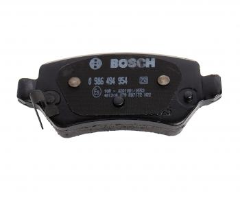 3 169 р. Колодки тормозные задние (4шт.) BOSCH KIA Ceed 2 JD дорестайлинг универсал (2012-2016)  с доставкой в г. Керчь. Увеличить фотографию 4