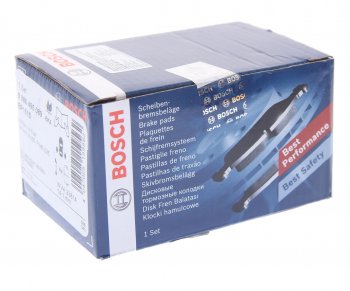 1 499 р. Колодки тормозные дисковые (4шт.) BOSCH INFINITI G35 V35 седан (2002-2007)  с доставкой в г. Керчь. Увеличить фотографию 3