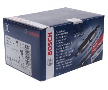 2 499 р. Колодки тормозные передние (4шт.) BOSCH Nissan Almera Classic седан B10 (2006-2013)  с доставкой в г. Керчь. Увеличить фотографию 2