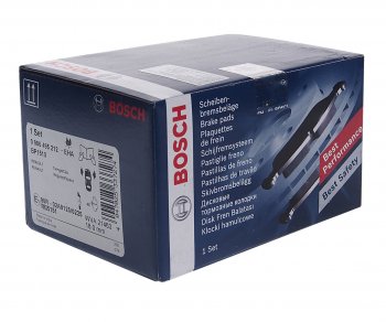 1 639 р. Колодки тормозные передние (4шт.) BOSCH Renault Symbol седан LB 1-ый рестайлинг (2002-2006)  с доставкой в г. Керчь. Увеличить фотографию 2