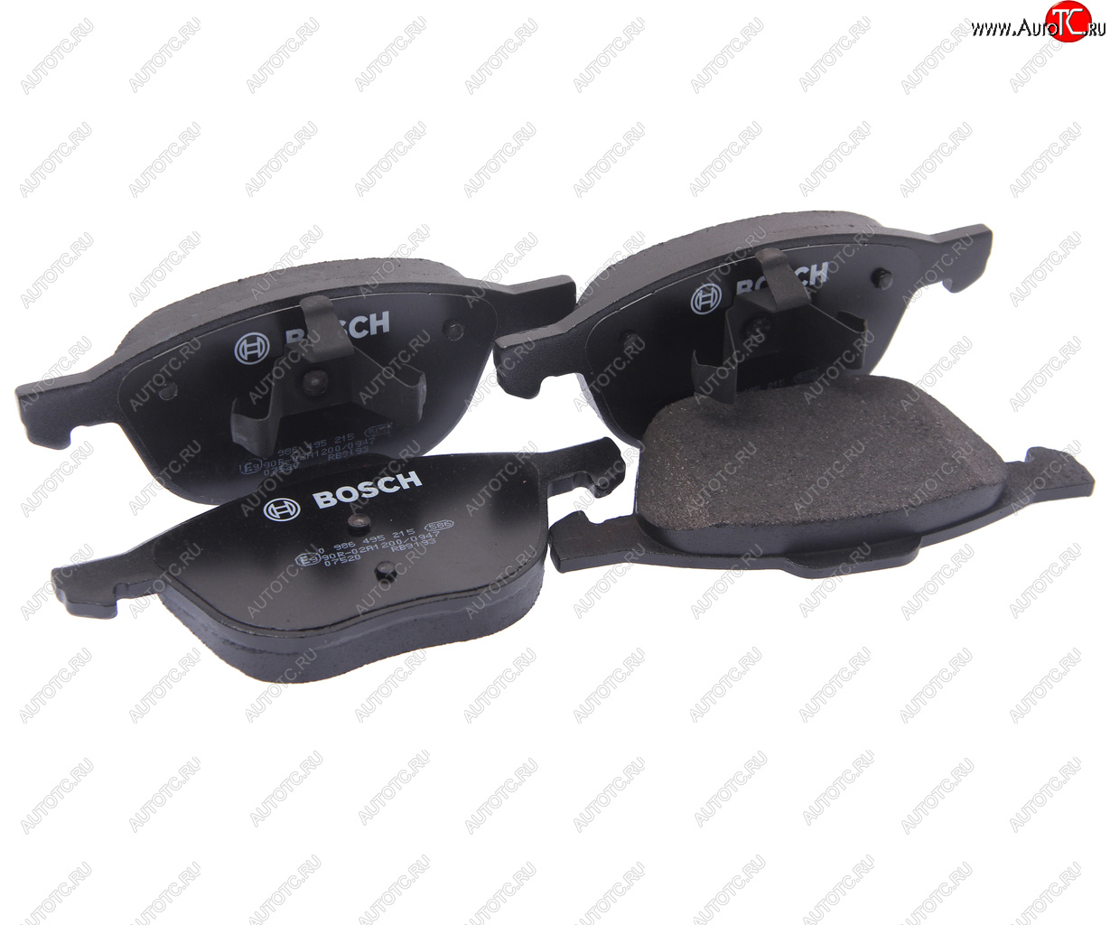 2 589 р. Колодки тормозные передние (4шт.) BOSCH Mazda 3/Axela BM рестайлинг, хэтчбэк (2016-2019)  с доставкой в г. Керчь