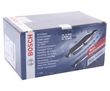 2 999 р. Колодки тормозные передние (4шт.) BOSCH Ford Mondeo Mk3,B4Y дорестайлинг, седан (2000-2003)  с доставкой в г. Керчь. Увеличить фотографию 3