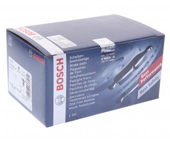 2 899 р. Колодки тормозные передние (4шт.) BOSCH Audi A4 B7 седан (2004-2008)  с доставкой в г. Керчь. Увеличить фотографию 3