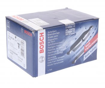 1 559 р. Колодки тормозные передние (4шт.) BOSCH Volkswagen Polo 9N1 хэтчбэк 5 дв. дорестайлинг (2001-2005)  с доставкой в г. Керчь. Увеличить фотографию 3