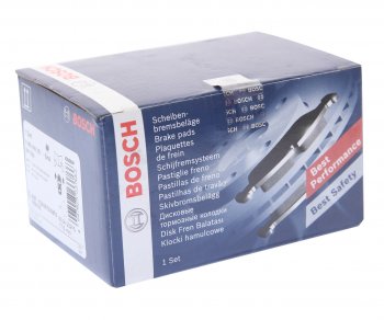 2 799 р. Колодки тормозные передние (4шт.) BOSCH BMW 1 серия E81 хэтчбэк 3 дв. рестайлинг (2007-2012)  с доставкой в г. Керчь. Увеличить фотографию 3