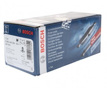1 889 р. Колодки тормозные задние (4шт.) BOSCH Fiat Ducato 250 (2006-2014)  с доставкой в г. Керчь. Увеличить фотографию 2