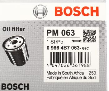 399 р. Фильтр масляный MITSUBISHI Lancer 10 (09-) (1.8) BOSCH BOSCH 09864b7063 BOSCH 09864b7063  с доставкой в г. Керчь. Увеличить фотографию 4