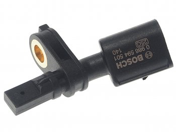 2 989 р. Датчик АБС VW Polo AUDI A1,A3 SKODA Fabia,Octavia (00-) колеса переднего правого BOSCH BOSCH 0986594501  с доставкой в г. Керчь. Увеличить фотографию 1
