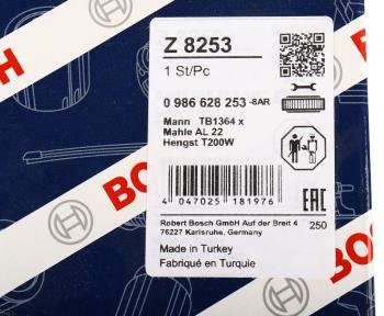 2 899 р. Фильтр-патрон DAF CF75,85,95 (M41х1.5мм h=134мм) осушителя воздуха BOSCH BOSCH 0986628253  с доставкой в г. Керчь. Увеличить фотографию 4