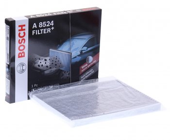 1 369 р. Фильтр воздушный салона NISSAN Qashqai (J10E),X-Trail (T31) угольный BOSCH BOSCH 0986628524  с доставкой в г. Керчь. Увеличить фотографию 2
