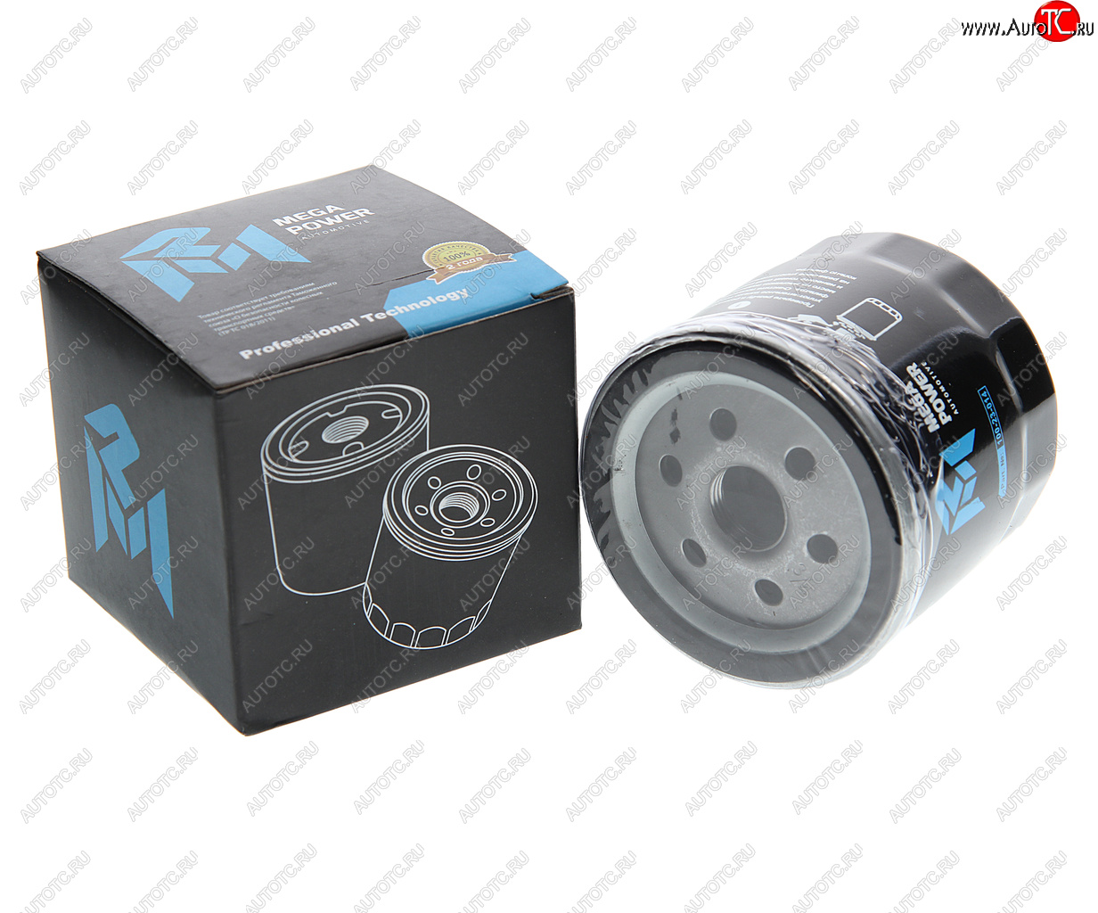 181 р. Фильтр масляный FORD Fiesta (01-08) MEGAPOWER MEGAPOWER 100-23-014  с доставкой в г. Керчь