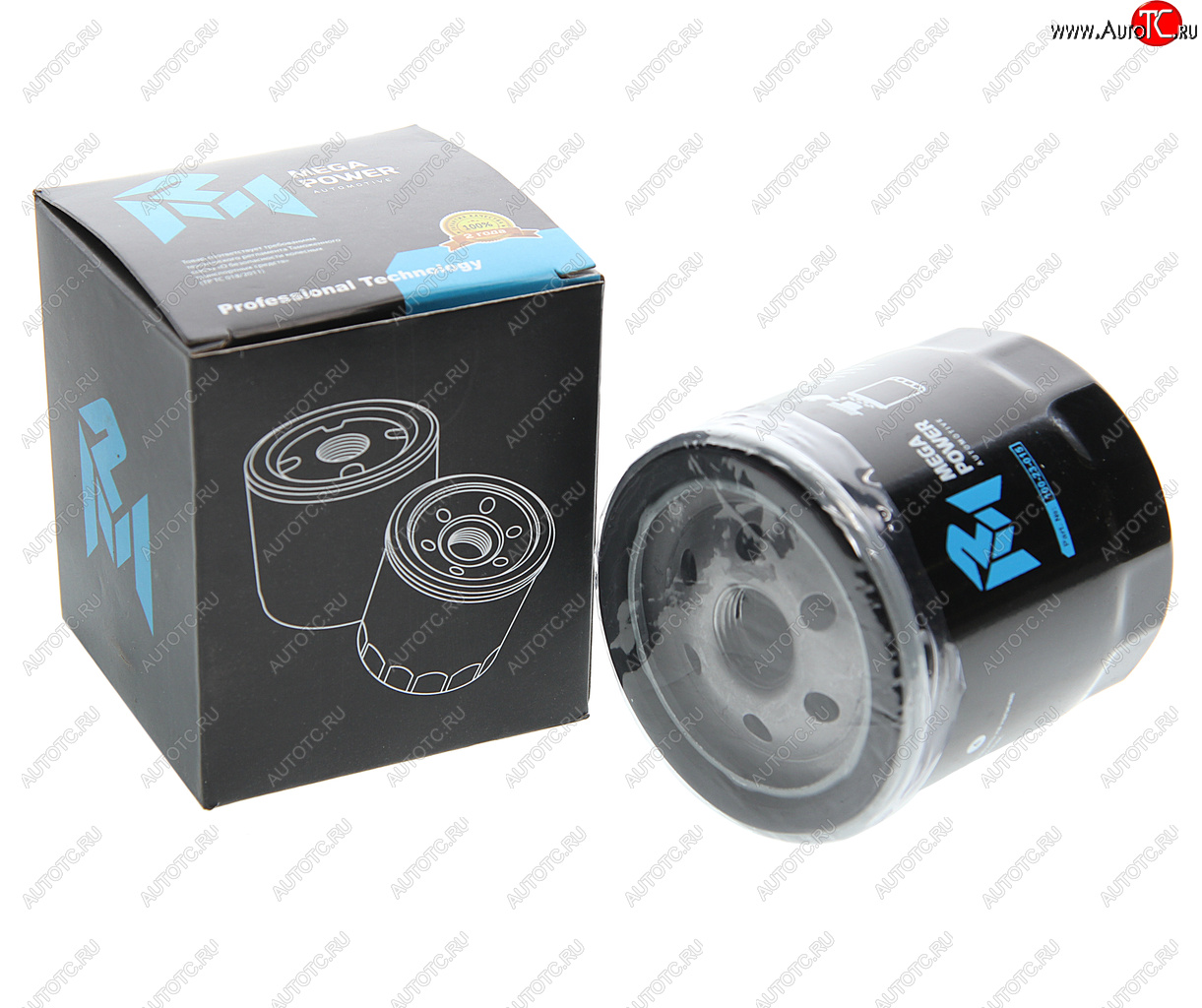 266 р. Фильтр масляный FORD Focus,C-Max,Mondeo (1.82.0) MAZDA 3,5,6 VOLVO MEGAPOWER MEGAPOWER 100-23-015  с доставкой в г. Керчь