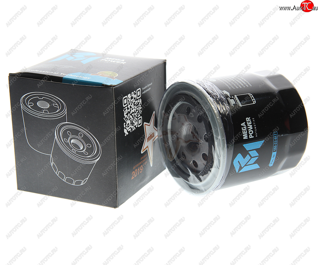 191 р. Фильтр масляный FORD Mondeo 1,2,3 (94-04-) MAZDA MPV 2 (99-02),Tribute (00-) MEGAPOWER MEGAPOWER 100-23-017  с доставкой в г. Керчь
