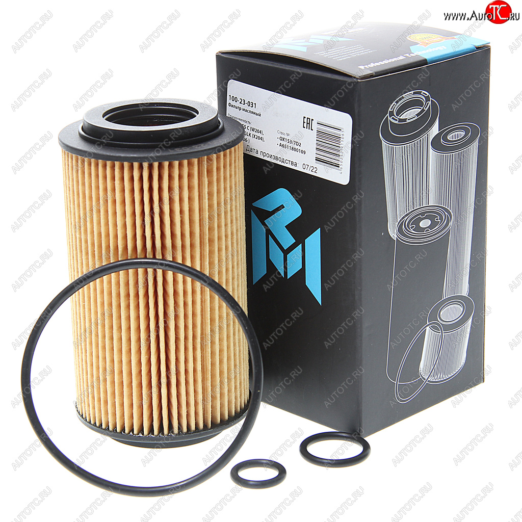 206 р. Фильтр масляный MERCEDES C,E,S,ML,G,Sprinter (M112,M113) LAND ROVER Range Rover MEGAPOWER MEGAPOWER 100-23-031  с доставкой в г. Керчь