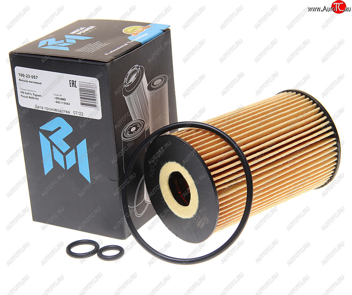 169 р. Фильтр масляный VW Golf 5,Tiguan,Passat AUDI A3 MEGAPOWER MEGAPOWER 100-23-057  с доставкой в г. Керчь