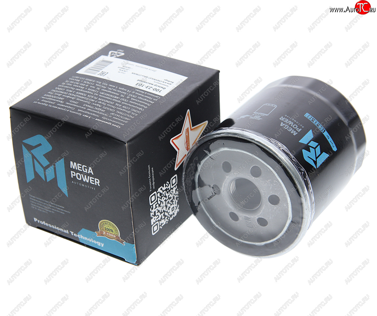 234 р. Фильтр масляный CHEVROLET Epica CITROEN Berlingo MEGAPOWER MEGAPOWER 100-23-103  с доставкой в г. Керчь