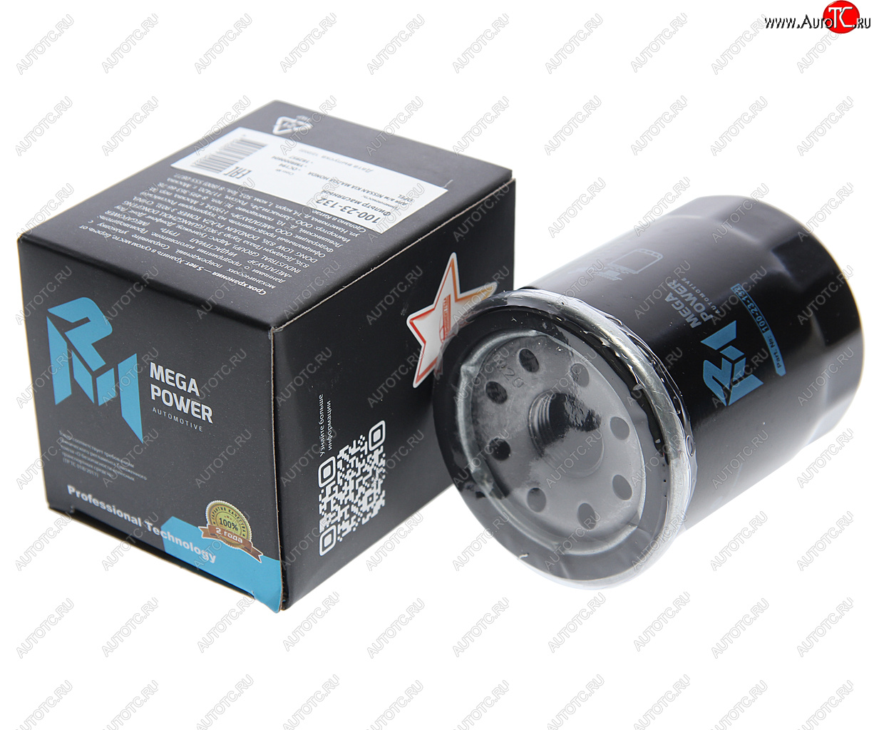 156 р. Фильтр масляный NISSAN KIA MAZDA HONDA OPEL MEGAPOWER MEGAPOWER 100-23-132  с доставкой в г. Керчь
