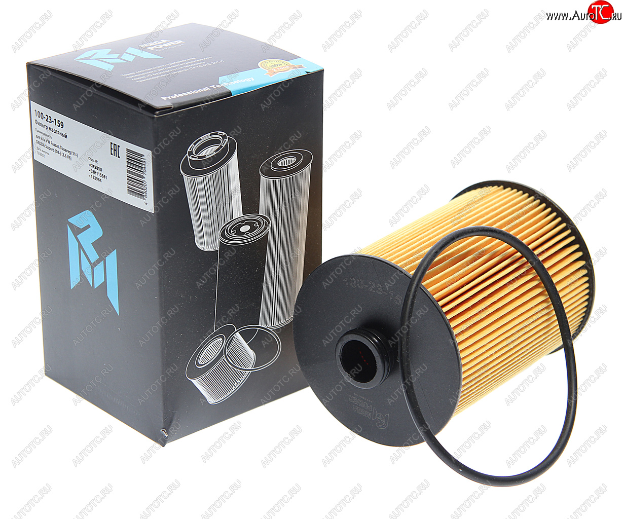 246 р. Фильтр масляный VW Passat,Touareg (11-) SKODA Superb (08-) (3.6 V6) MEGAPOWER MEGAPOWER 100-23-159  с доставкой в г. Керчь