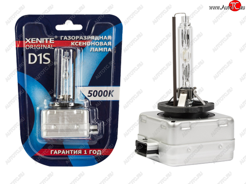 1 299 р. Лампа ксеноновая D1S 5000K блистер (1шт.) XENITE XENITE 1004114  с доставкой в г. Керчь