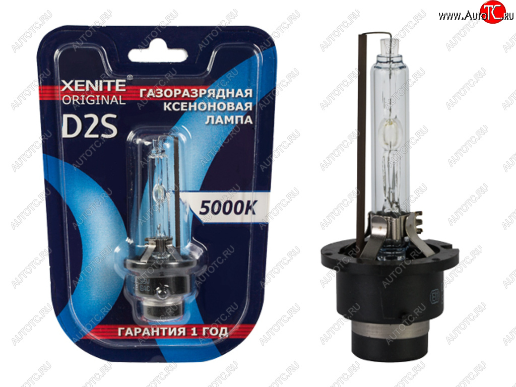 759 р. Лампа ксеноновая D2S 5000K блистер (1шт.) XENITE XENITE 1004118  с доставкой в г. Керчь