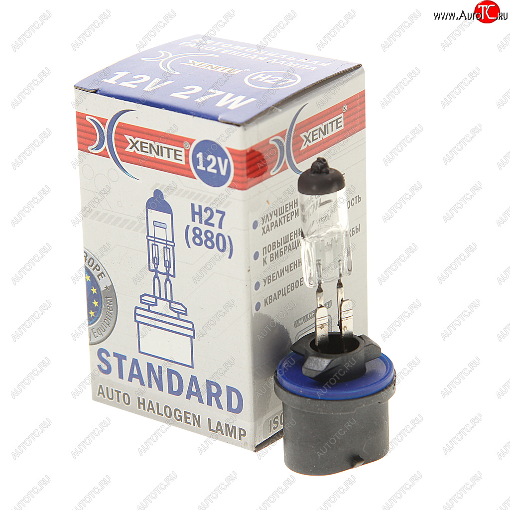 162 р. Лампа 12V H27(880) 27W PG13 3200К Standard XENITE XENITE 1007006  с доставкой в г. Керчь