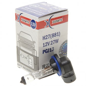 162 р. Лампа 12V H27(881) 27W PGJ13 3200К Standard XENITE XENITE 1007007  с доставкой в г. Керчь. Увеличить фотографию 2