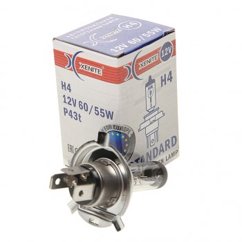 174 р. Лампа 12V H4 60/55W P43t 3200К Standard XENITE XENITE 1007013 XENITE 1007013  с доставкой в г. Керчь. Увеличить фотографию 2