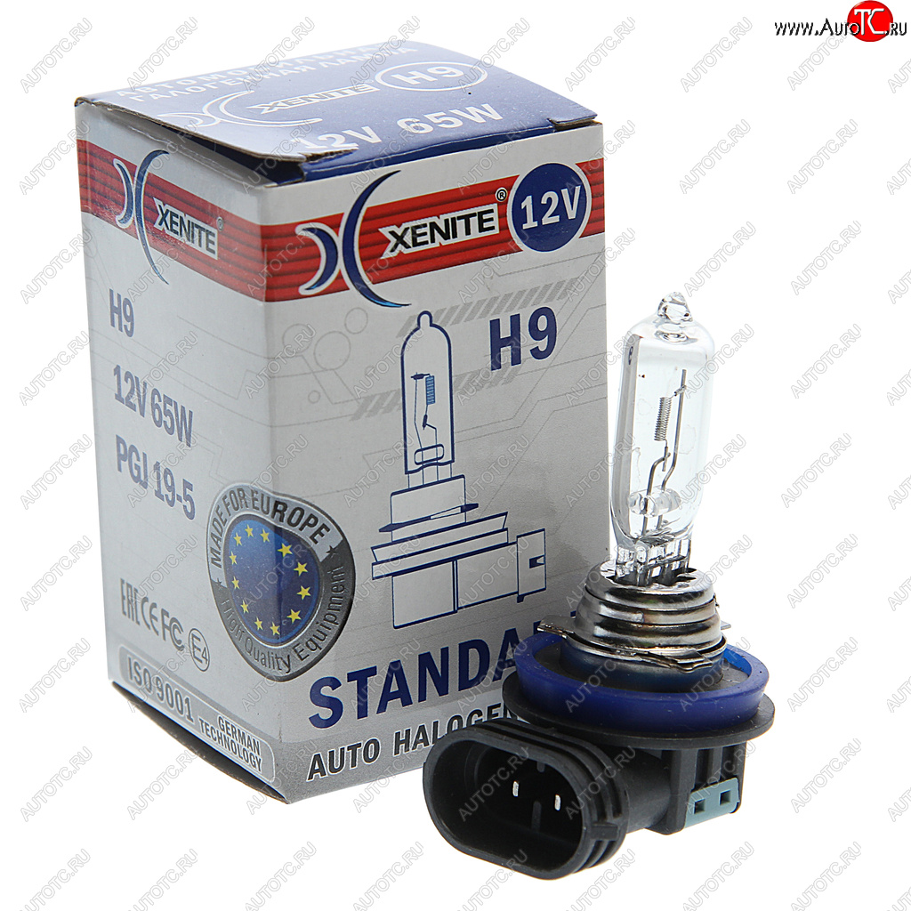 220 р. Лампа 12V H9 65W PGJ19-5 3200К Standard XENITE XENITE 1007016  с доставкой в г. Керчь