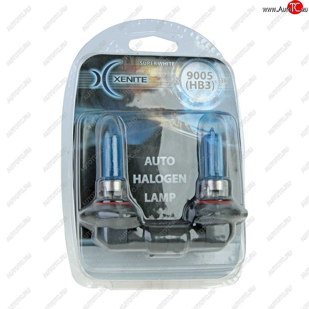 519 р. Лампа 12V HB3(9005) 65W P20d +30% 4000К блистер (2шт.) Super White XENITE XENITE 1007040  с доставкой в г. Керчь