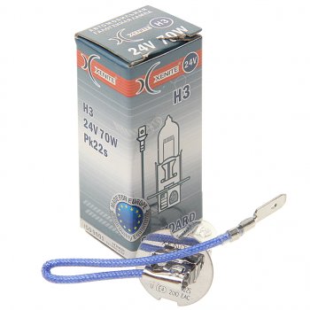 95 р. Лампа 24V H3 70W РK22s 3200К Standard XENITE XENITE 1007063  с доставкой в г. Керчь. Увеличить фотографию 2