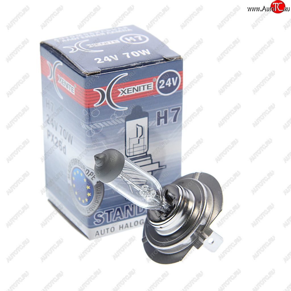 182 р. Лампа 24V H7 70W PX26d 3200К Standard XENITE XENITE 1007065 XENITE 1007065  с доставкой в г. Керчь