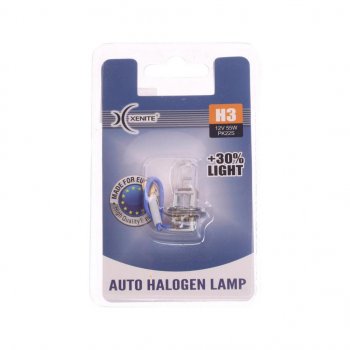 153 р. Лампа 12V H3 55W PK22s +30% 3200К блистер (1шт.) XENITE XENITE 1007088  с доставкой в г. Керчь. Увеличить фотографию 1
