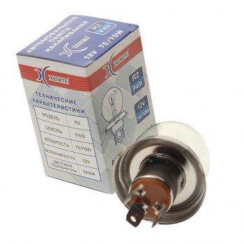 85 р. Лампа 12V R2 7570W P45t 3200К Standard XENITE XENITE 1007096  с доставкой в г. Керчь. Увеличить фотографию 2