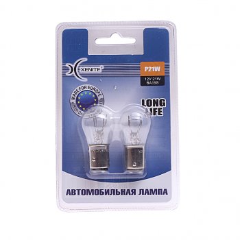 148 р. Лампа 12V P215W BAY15d 3200К блистер (2шт.) Long Life XENITE XENITE 1007116  с доставкой в г. Керчь. Увеличить фотографию 1