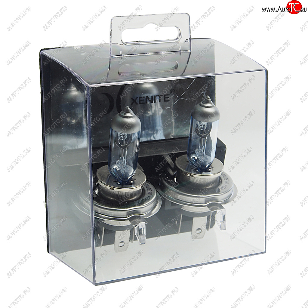 919 р. Лампа 12V H4 6055W P43t +100% 3600К бокс (2шт.) Premium XENITE XENITE 1007119  с доставкой в г. Керчь