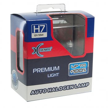 1 019 р. Лампа 12V H7 55W PX26d +100% 3600К бокс (2шт.) Premium XENITE XENITE 1007120  с доставкой в г. Керчь. Увеличить фотографию 2