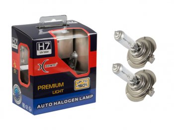 1 049 р. Лампа 12V H7 55W PX26d +150% бокс (2шт.) XENITE XENITE 1007162  с доставкой в г. Керчь. Увеличить фотографию 1