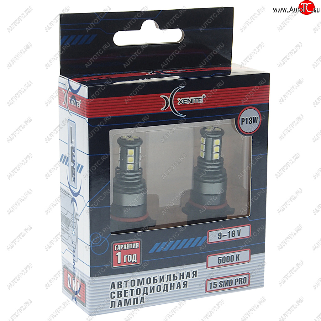1 099 р. Лампа светодиодная 12V P13W PG18.5d-1 блистер (2шт.) XENITE XENITE 1009607  с доставкой в г. Керчь