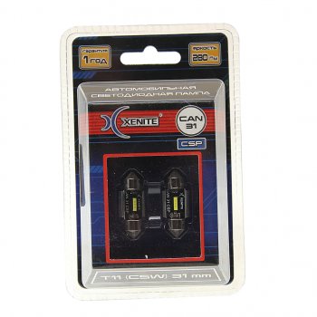 629 р. Лампа светодиодная 12V C5W SV8.5-8 31мм двухцокольная блистер (2шт.) XENITE XENITE 1009615  с доставкой в г. Керчь. Увеличить фотографию 1