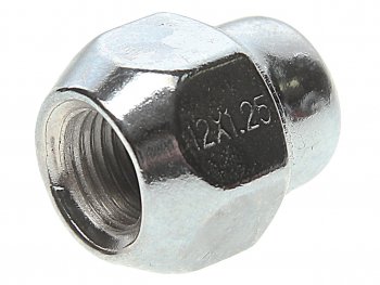 74 р. Гайка колеса М12х1.25х25 конус закрытая ключ 21мм RACING RACING 101117  с доставкой в г. Керчь. Увеличить фотографию 1