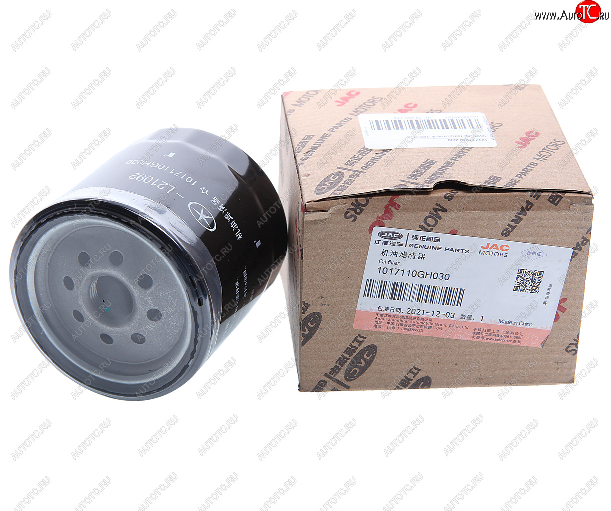 1 139 р. Фильтр масляный JAC S7 OE JAC 1017110gh030  с доставкой в г. Керчь
