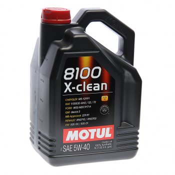 5 799 р. Масло моторное 8100 X-CLEAN C3 5W40 синт.5л MOTUL MOTUL 102051  с доставкой в г. Керчь. Увеличить фотографию 1